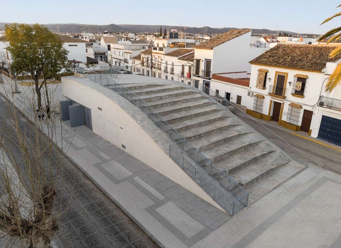 Plaza de San Pedro Villaverde, escalera